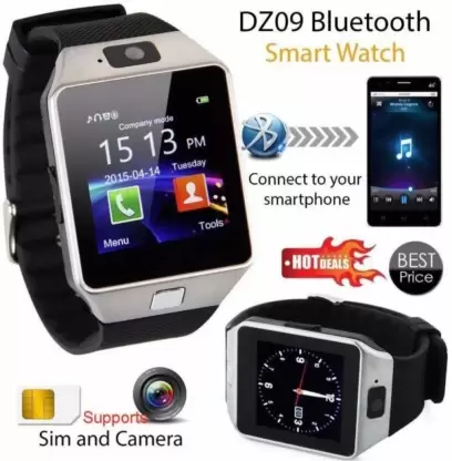 DZ09 BLACK BLUETOOTH SIM AND MEMORY CARD FUNCTION Smartwatch 